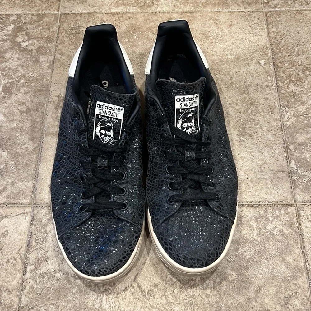 ADIDAS Stan Smith Black Python Sneaker